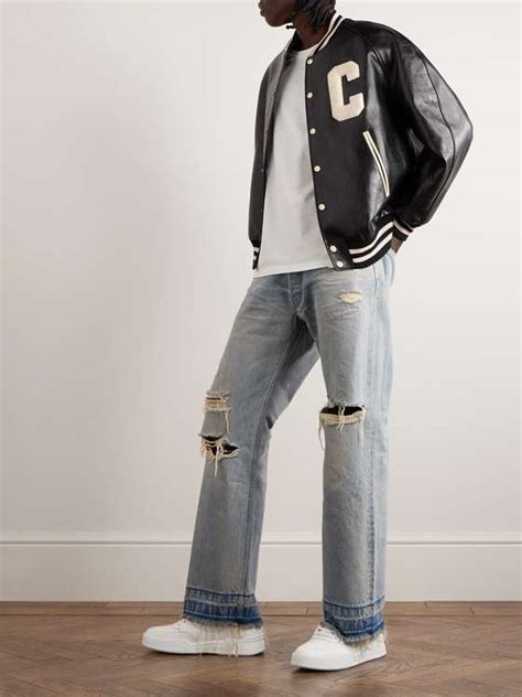 celine leather blouson|celine homme teddy jacket.